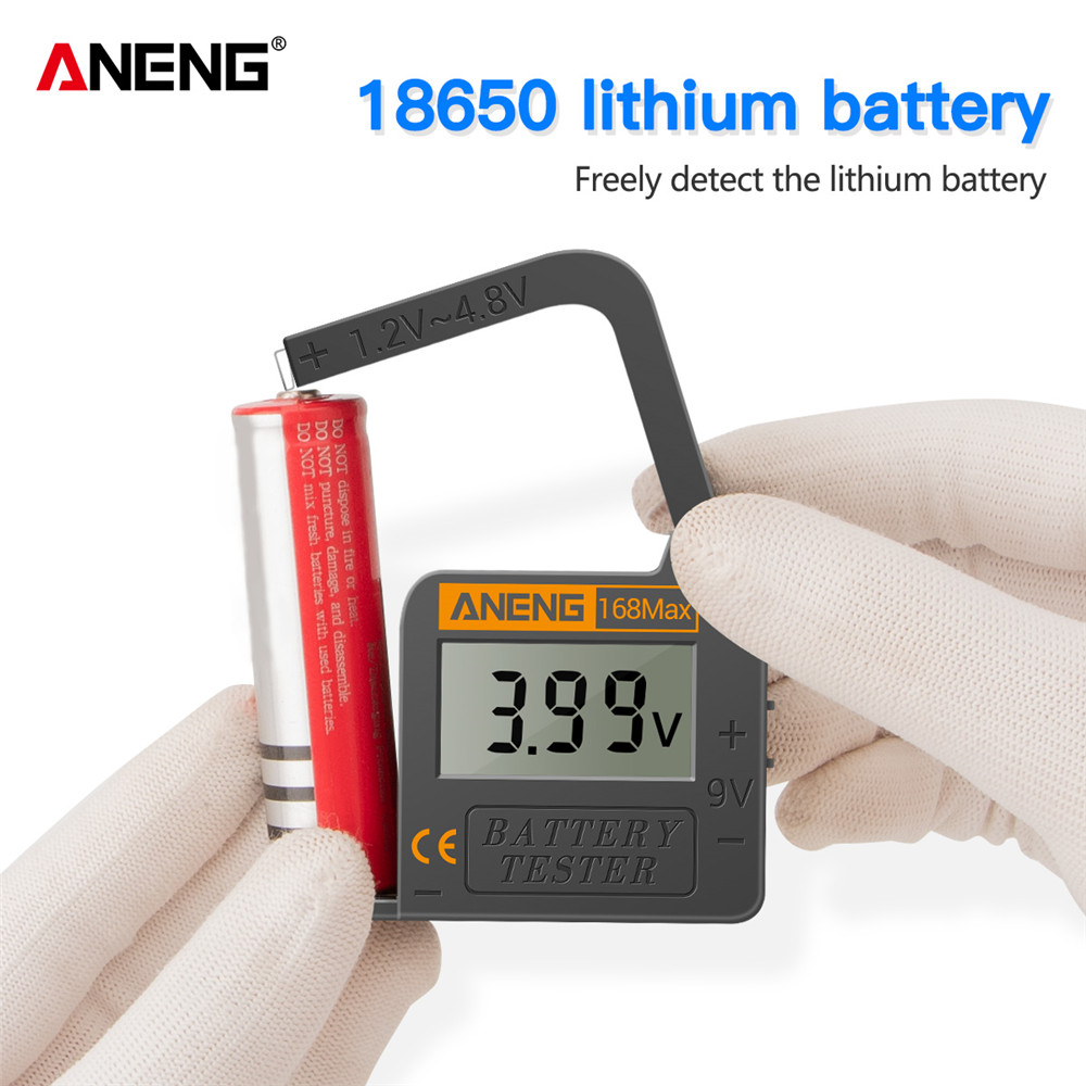 Renewable Energy Demonstration Kit - ANENG 168MAX Comprobador de Baterías Digital