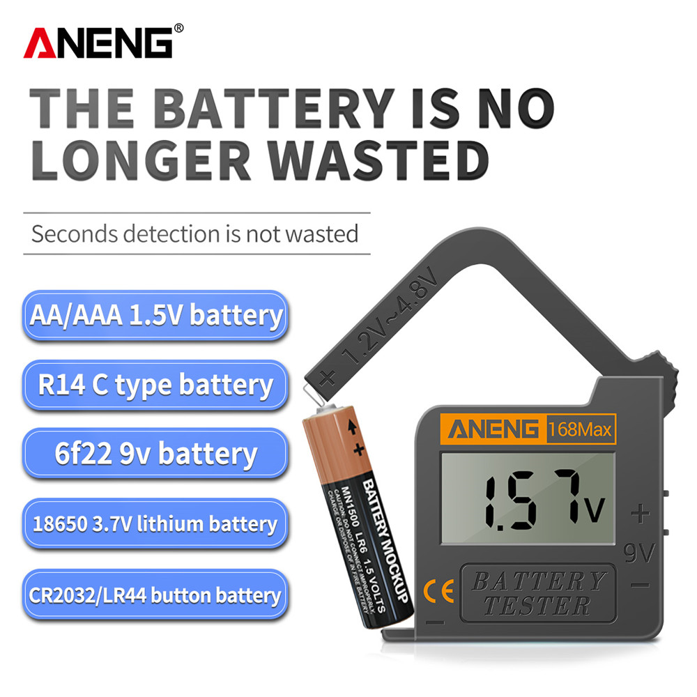 ANENG 168MAX Comprobador de Ba - Renewable Energy Demonstration Kit reseña y precio