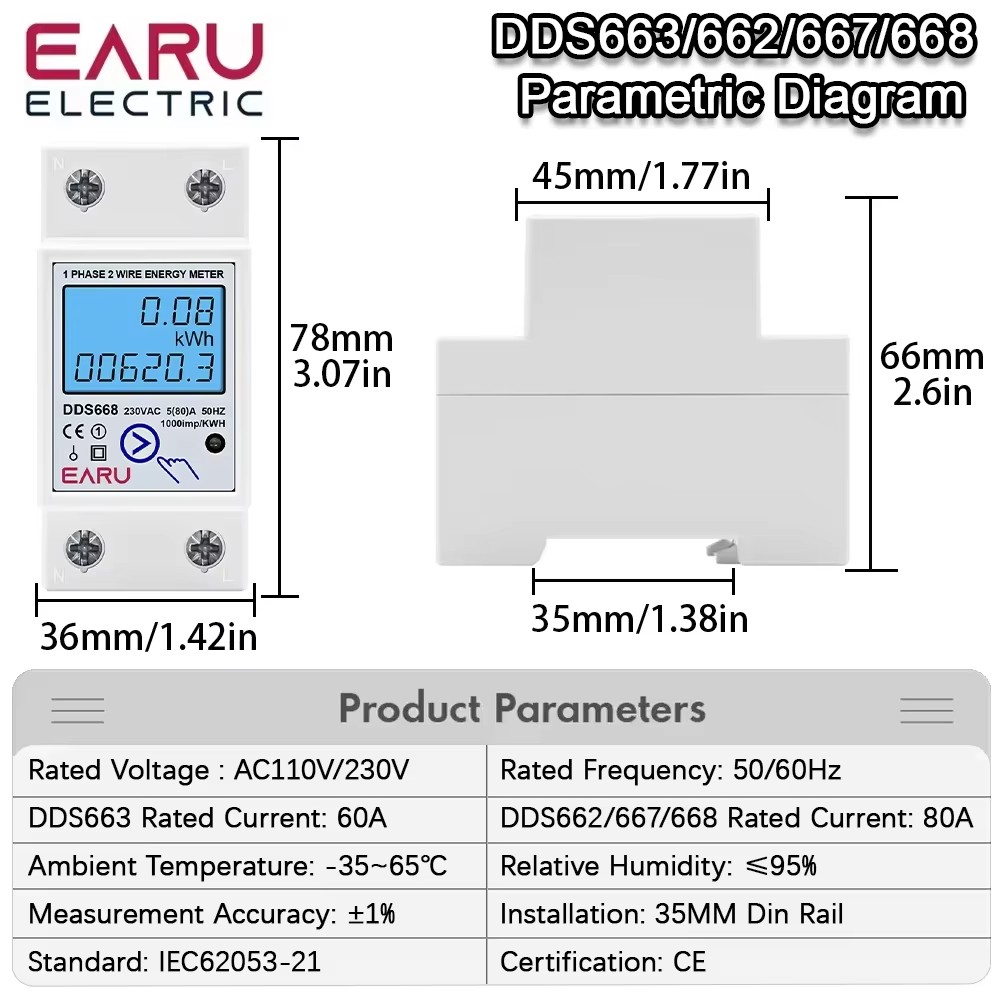 Medidor de energía Digital LCD - Renewable Energy Demonstration Kit reseña y precio