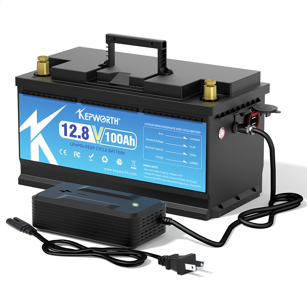 Batería LiFePO4 de 12V, 24V, 1 - Lithium Battery 100Ah reseña y precio